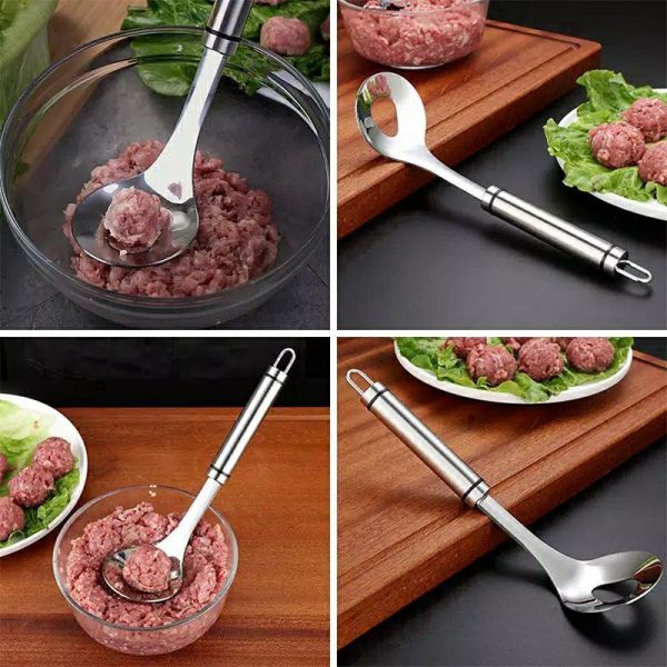 Meatball making spoon 02