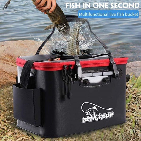 Foldable fishing bucket –